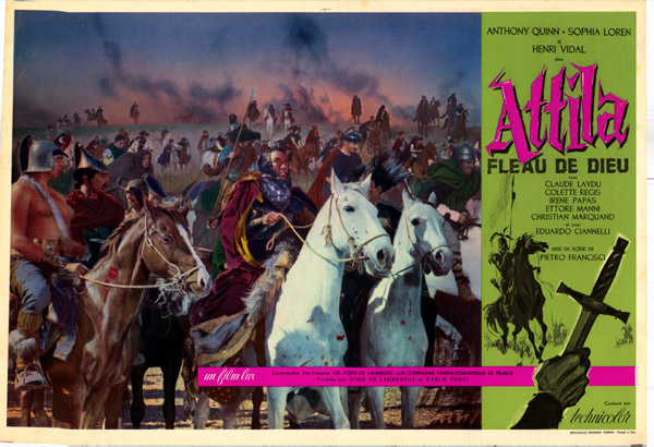 Affiche - ATTILA FLEAU DE DIEU - 40x55cm I