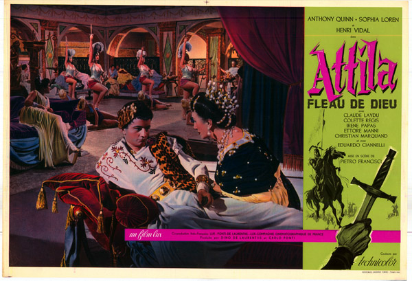 Affiche - ATTILA FLEAU DE DIEU - 40x55cm G
