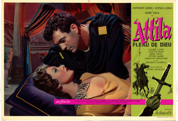 Affiche - ATTILA FLEAU DE DIEU - 40x55cm F