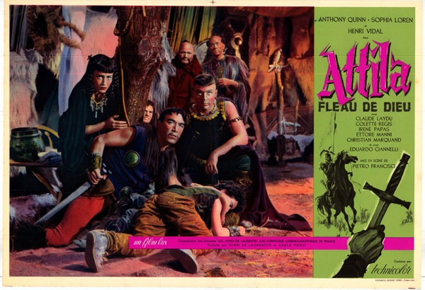 Affiche - ATTILA FLEAU DE DIEU - 40x55cm E