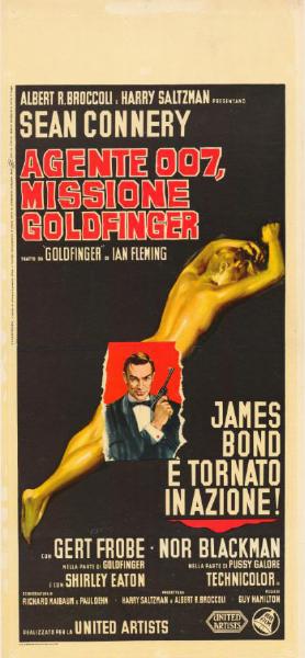 Repro 30x40cm - GOLDFINGER - Italienne B