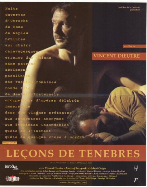 Affiche - LECONS DE TENEBRES - 40x55cm