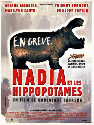 Affiche - NADIA ET LES HIPPOPOTAMES - 40x55cm