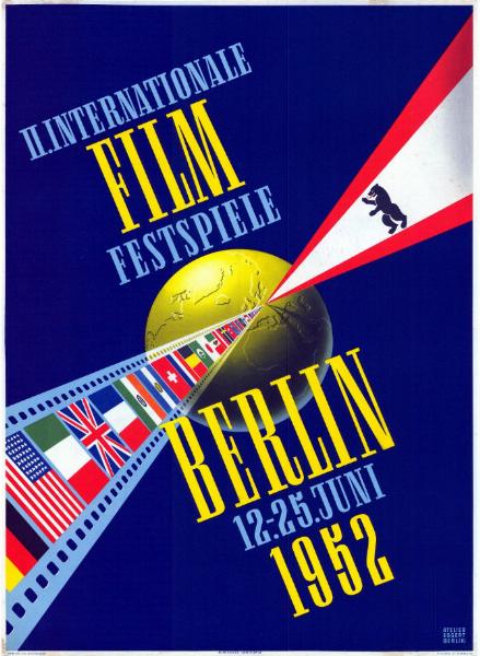 Repro 30x40cm - FESTIVAL DE BERLIN 1952 - Allemande B