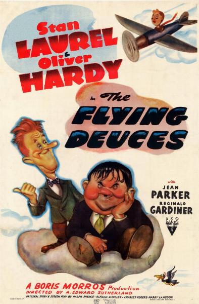 Repro 30x40cm - LAUREL ET HARDY CONSCRITS - U.S.