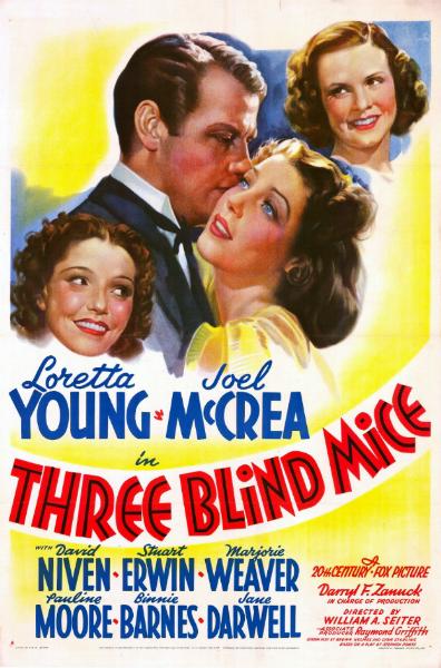 Affiche - TROIS SOURIS AVEUGLES - 70x105cm