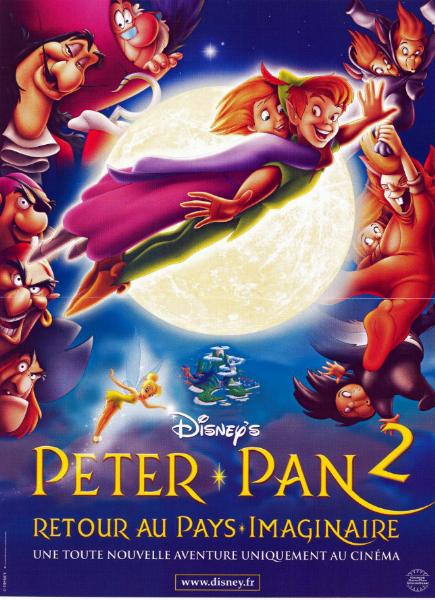 Affiche - PETER PAN 2 (RETOUR AU PAYS IMAGINAIRE) - 40x55cm