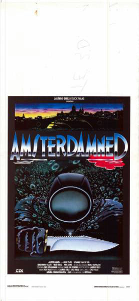 Affiche - AMSTERDAMNED - 33x71cm