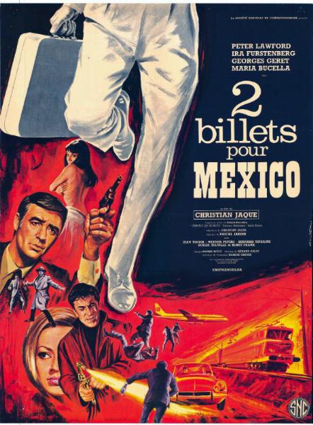 Affiche - DEUX BILLETS POUR MEXICO - 60x80cm