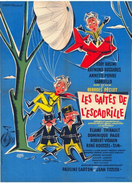 Affiche - GAITES DE L'ESCADRILLE (les) - 60x80cm