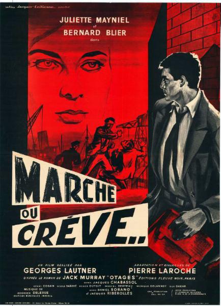 Repro 30x40cm - MARCHE OU CREVE - Française