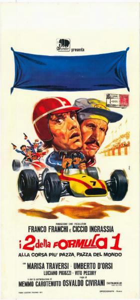 Repro 30x40cm - DUE DELLA FORMULA 1 (i) - Italienne