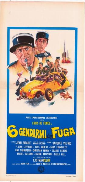 Repro 30x40cm - GENDARME EN BALADE (le) - Italienne