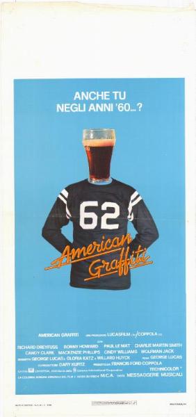 Affiche - AMERICAN GRAFFITI - 33x71cm