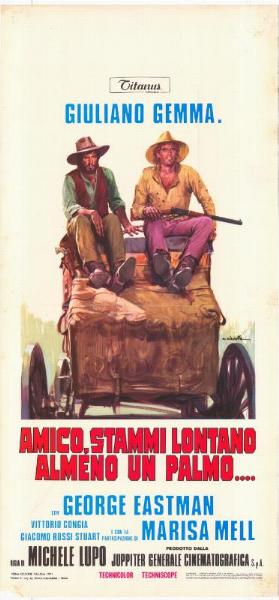 Repro 30x40cm - MEFIE TOI BEN, CHARLIE VEUT TA PEAU - Italienne