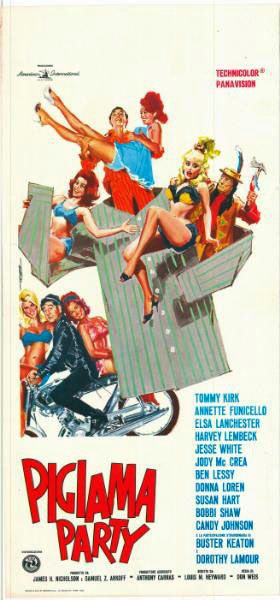 Affiche - PAJAMA PARTY - 33x71cm