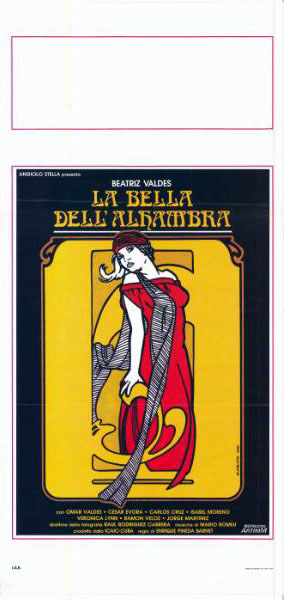 Affiche - BELLA DE LA ALHAMBRA (la) - 33x71cm