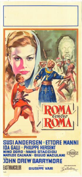 Affiche - ROMA CONTRO ROMA - 33x71cm