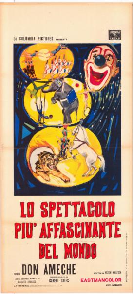 Affiche - CIRQUE A TRAVERS LE MONDE (le) - 33x71cm