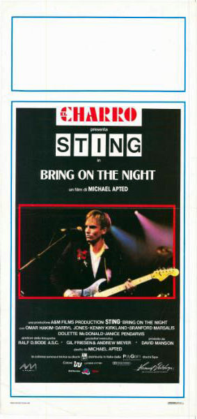 Affiche - BRING ON THE NIGHT - 33x71cm
