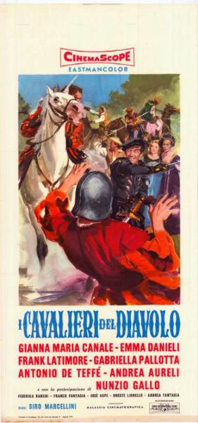 Repro 30x40cm - CAVALIERI DEL DIAVOLO (i) - Italienne