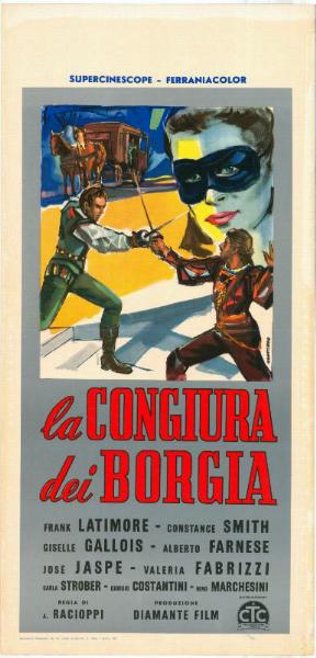 Repro 30x40cm - CONGIURA DEI BORGIA (la) - Italienne