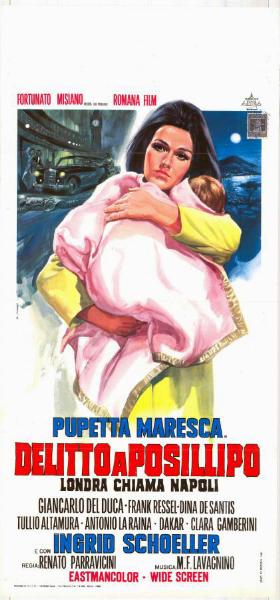 Repro 30x40cm - DELITTO A POSILLIPO - Italienne