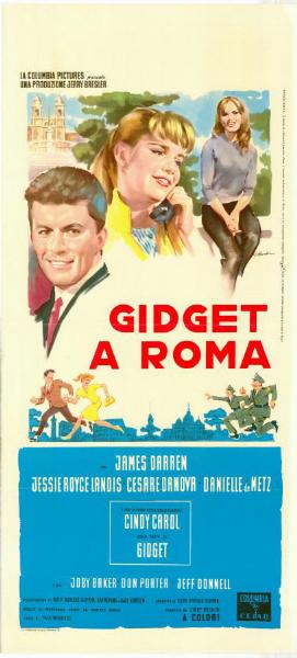 Repro 30x40cm - GIDGET GOES TO ROME - Italienne