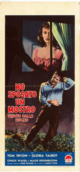 Repro 30x40cm - I MARRIED A MONSTER FROM OUTER SPACE - Italienne