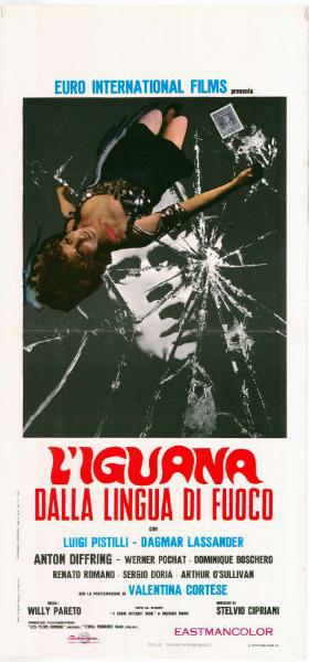 Repro 30x40cm - IGUANA DALLA LINGUA DI FUOCO (l') - Italienne