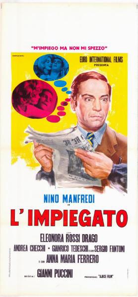 Repro 30x40cm - IMPIEGATO (l') - Italienne