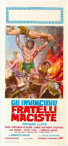 Repro 30x40cm - INVINCIBILI FRATELLI MACISTE (gli) - Italienne