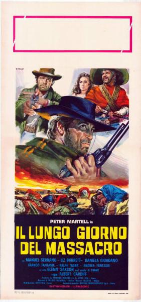 Repro 30x40cm - MASSACRE POUR UN SHERIF - Italienne