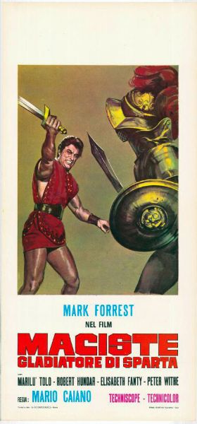 Repro 30x40cm - MACISTE ET LES 100 GLADIATEURS - Italienne