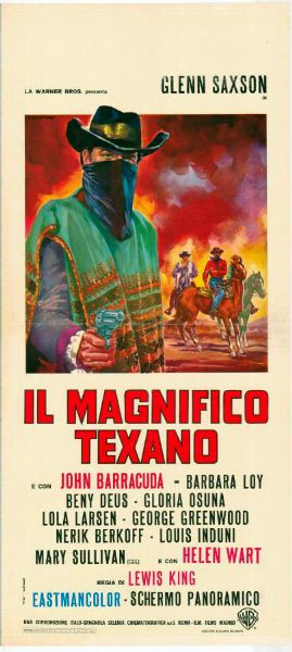Repro 30x40cm - MAGNIFIQUE TEXAN (le) - Italienne