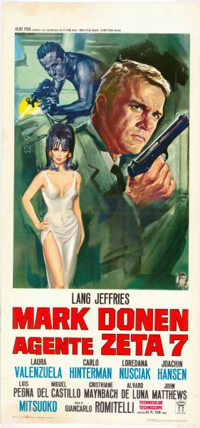 Repro 30x40cm - MARK DONEN AGENTE Z 7 - Italienne