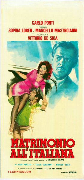 Repro 30x40cm - MARIAGE A L'ITALIENNE - Italienne