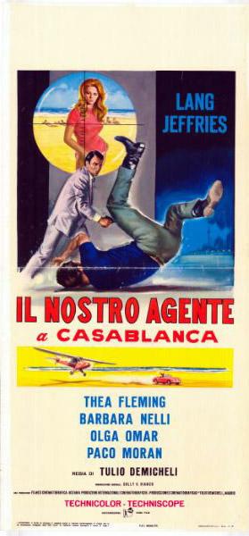 Repro 30x40cm - NUESTRO AGENTE EN CASABLANCA - Italienne