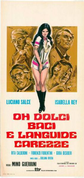 Repro 30x40cm - OH DOLCI BACI E LANGUIDE CAREZZE - Italienne