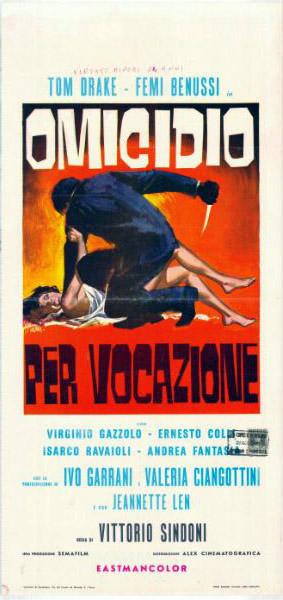 Repro 30x40cm - OMICIDIO PER VOCAZIONE - Italienne