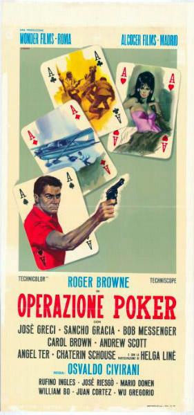 Repro 30x40cm - OPERAZIONE POKER - Italienne