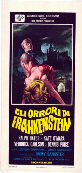 Repro 30x40cm - HORREURS DE FRANKENSTEIN (les) - Italienne