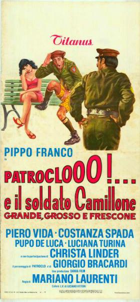 Repro 30x40cm - PATROCLO E IL SOLDATO CAMILLONE - Italienne