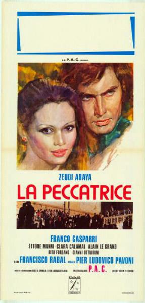 Repro 30x40cm - PECCATRICE (la) - Italienne