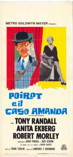 Repro 30x40cm - ABC CONTRE HERCULE POIROT - Italienne