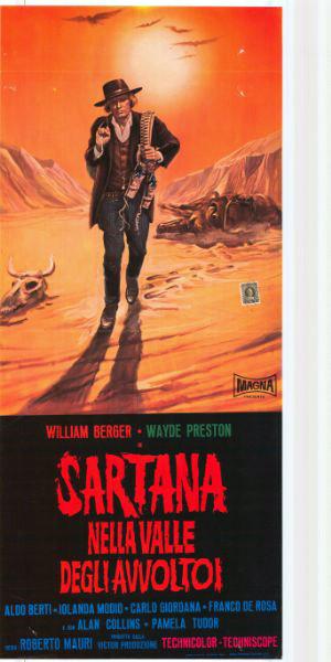Repro 30x40cm - SARTANA NELLA VALLE DEGLI AVVOLTOI - Italienne