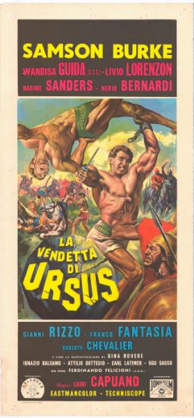 Affiche - VENDETTA DI URSUS (la) - 33x71cm