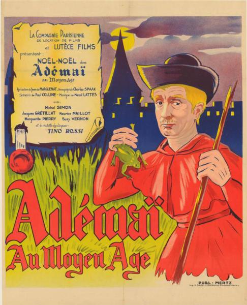 Repro 30x40cm - ADEMAI AU MOYEN-AGE - Française