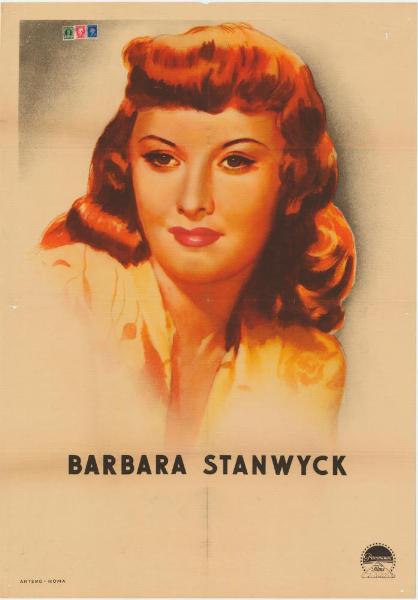 Repro 30x40cm - BARBARA STANWYCK - Italienne
