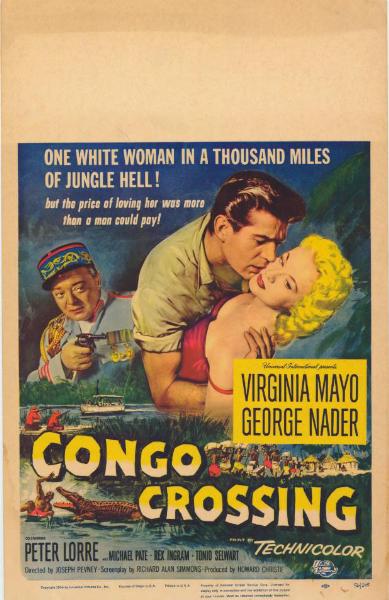 Repro 30x40cm - INTRIGUE AU CONGO - U.S.